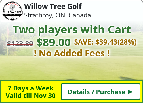 Willow Tree Golf - $79 for 2 Golfers with Power Cart